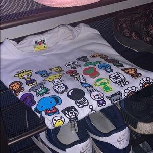 BAPE Tee Baby Milo size Medium AUTHENTIC